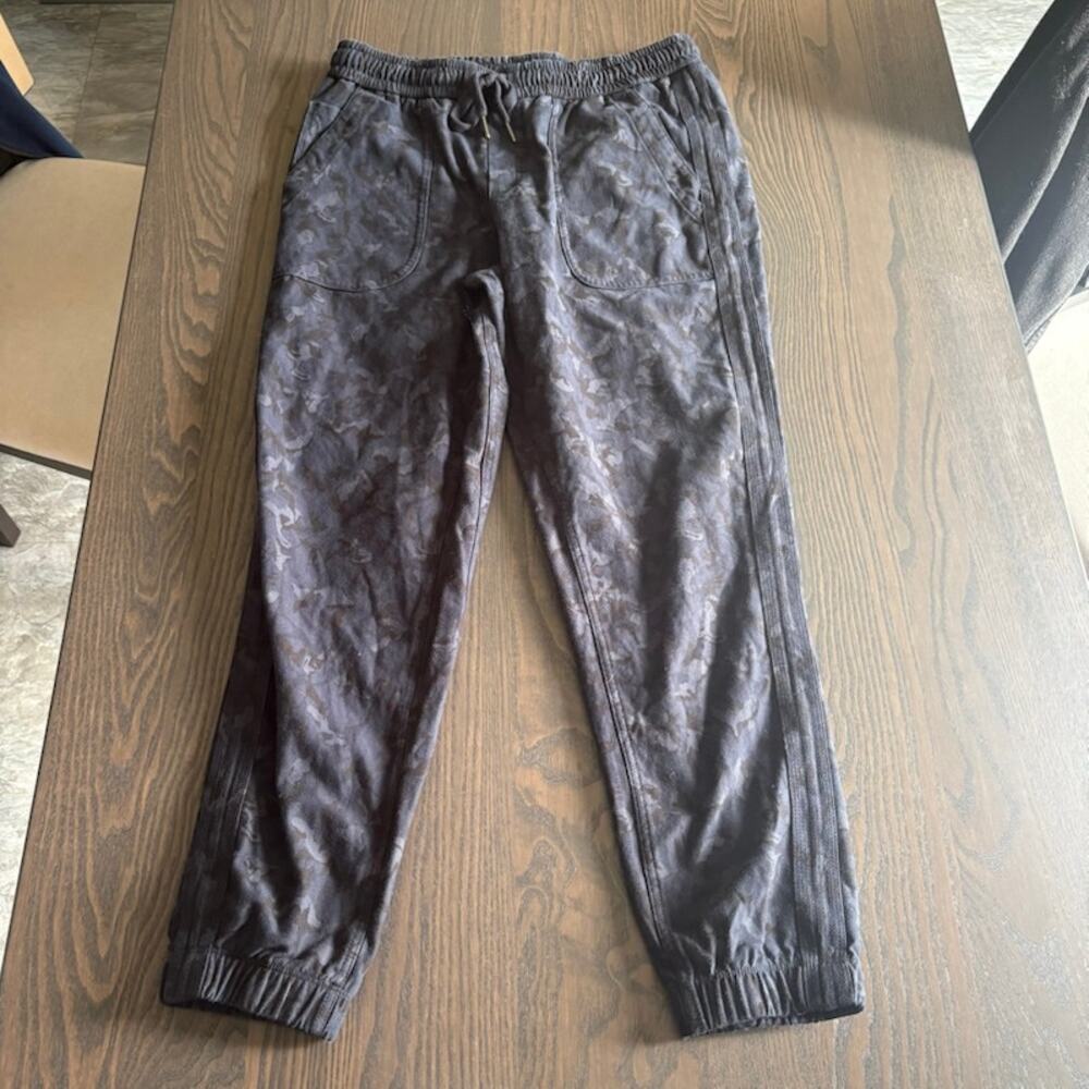 Athleta Jogger Pants Womens 8 Gray Farallon Pull On Active Casual Workout
